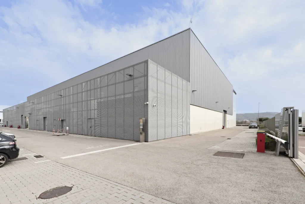 Commercial industrial building exterior